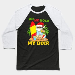 Christmas in July Summer Santa Sunglasses Ho Ho Hold Gift For Boys Girls Kids Baseball T-Shirt